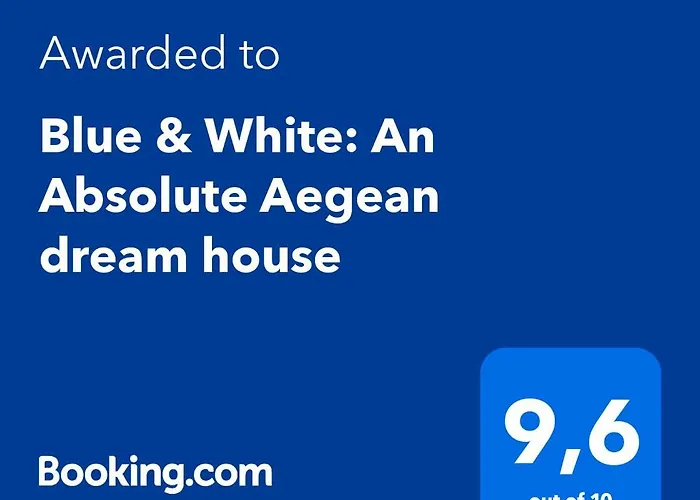 Blue & White: An Absolute Aegean Dream House Holiday home